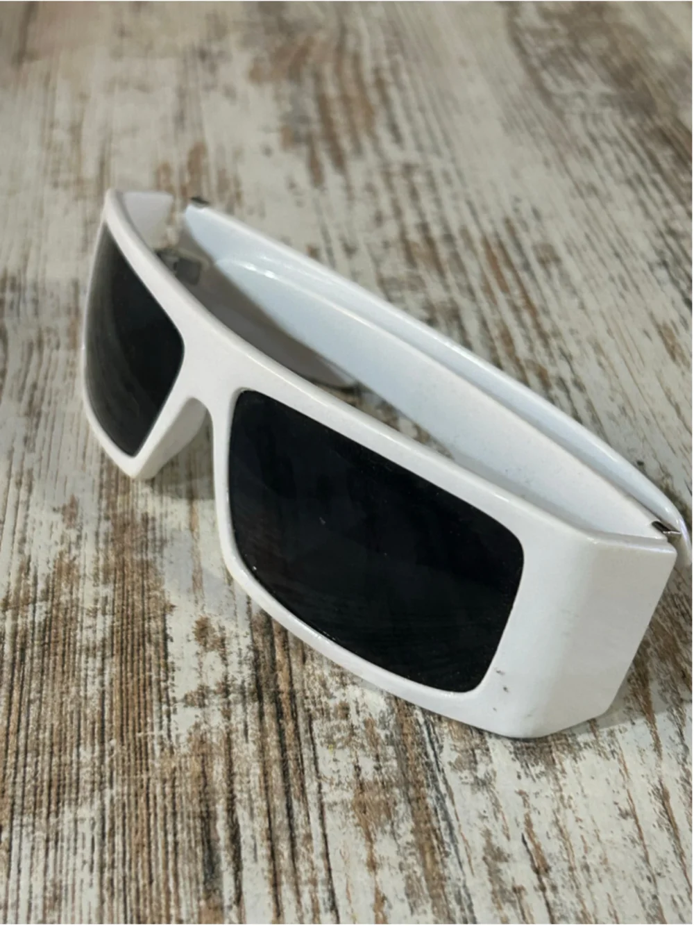 Men's Locs Sunglasses One Size White and Black